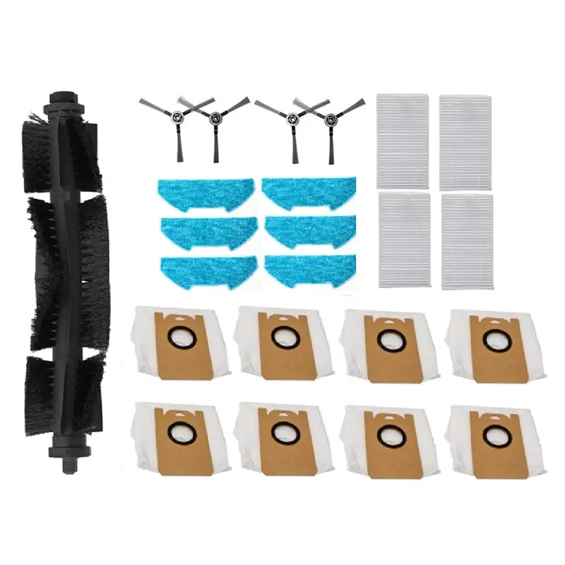 

Доставка в течение 24 часов: Запасные части для Redkey R10 – основная и боковые щетки, HEPA-фильтр, мешок для пыли, аксессуары для швабры.