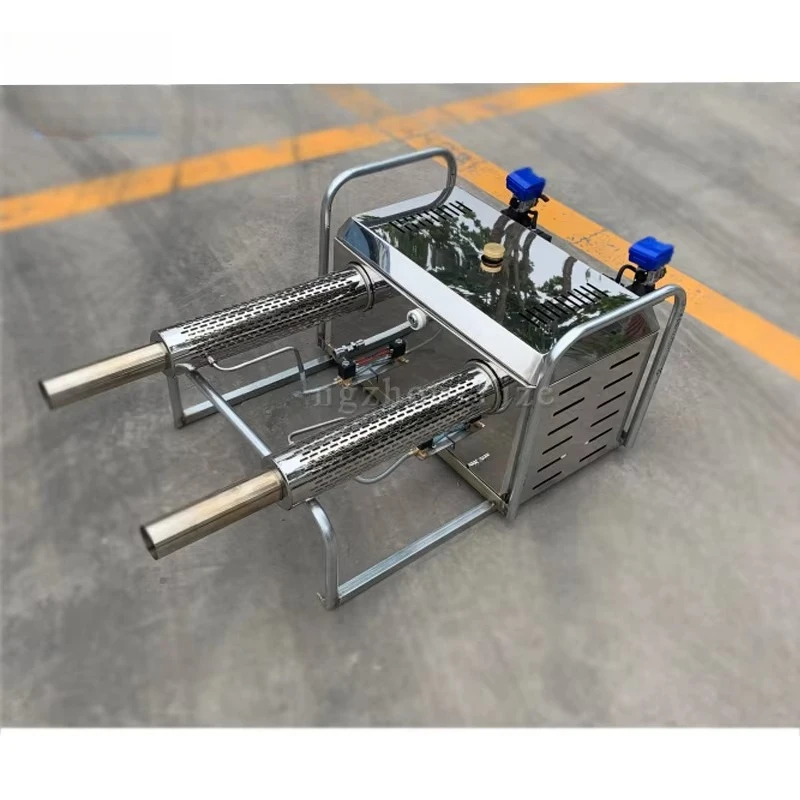 Portable Car Double Barrel Hot Fumigation Smoke Machine Dewormer Dewormer Sprayer