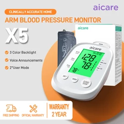 Aicare Bloeddrukmeter Bovenarm Bloeddrukmeter Digitale Tonometer Automatische Bp Medische Bloeddrukmeter Puls