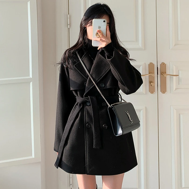 

Woman Trench Coat Windbreaker Elegant Green Coat Women Elegant Womens Raincoats Black For Purple Coat Windbreaker