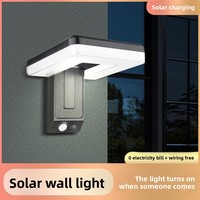 New Smart Outdoor Foldable Solar Wall Lamp European Style Lighting Motion Sensor Garden Light Security Light