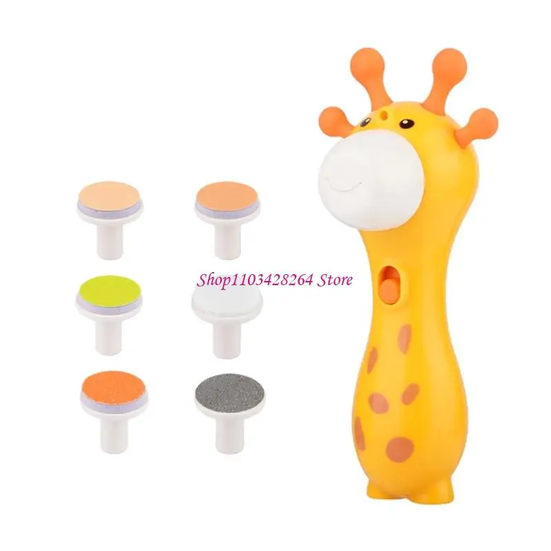 

Nails Polisher with Light Gentle Grinding Technology Ergonomic Grip Nails Trimmer