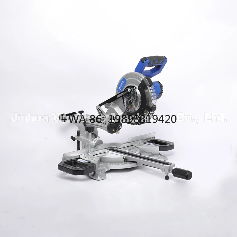 

Деревообрабатывающий голый инструмент, 8-дюймовая литиевая аккумуляторная односкозная скользящая торцовочная пила, алюминий, дерево, пластик