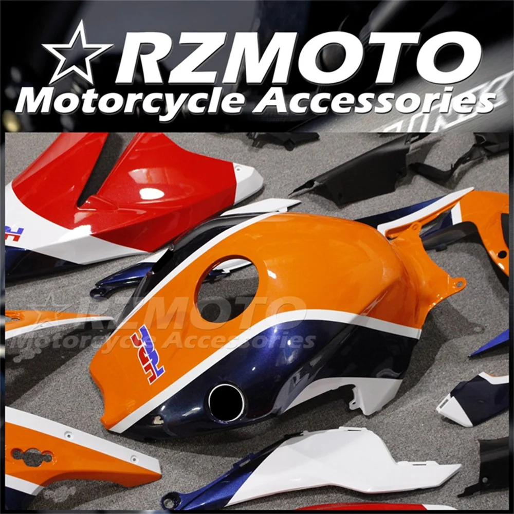 ABS motocicleta carenagens Kit Fit para Honda, Custom Carroçaria Set, laranja e azul, CBR1000RR, 2012, 2013, 2014, 2015, 2016, 12, 13, 14, 15, 16, novo