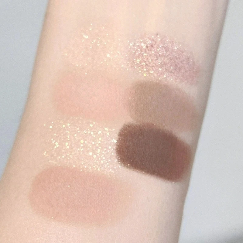 Paleta de sombra de ojos mate, 7 colores, larga duración, impermeable, Shimmer, portátil, alta calidad, maquillaje, cosméticos