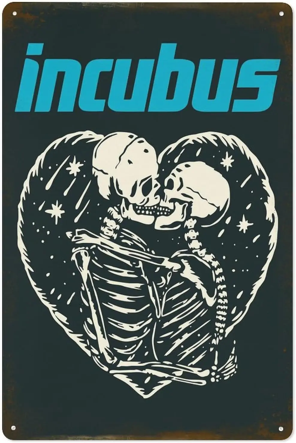 Incubus Band Metal Tin Sign Poster 8 "x 12" segno di pittura divertente Wall Vintage Art Decor targa retrò per Home Bar Pub Club Cafe Dec