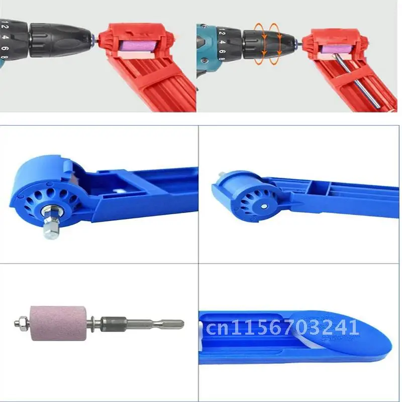 Portable Drill Bit Sharpener Corundum Grinding Wheel Tool Resisting Corundum Drill Polishing Grinder Wheel New Tool