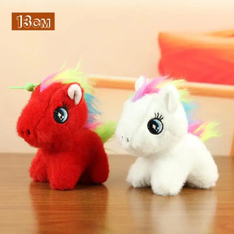 1PC Cute  Plush Toy For Girls Keychain Pendant Couple Gift Boutique Pony Decor Festival Gift Kid Gift