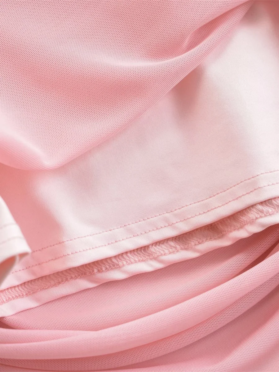 Ele Pure Desire Sle Chao Fairy Dr Me Svel Ademende Summer Faion U-Neline Bodycon-jurk met zijsplit