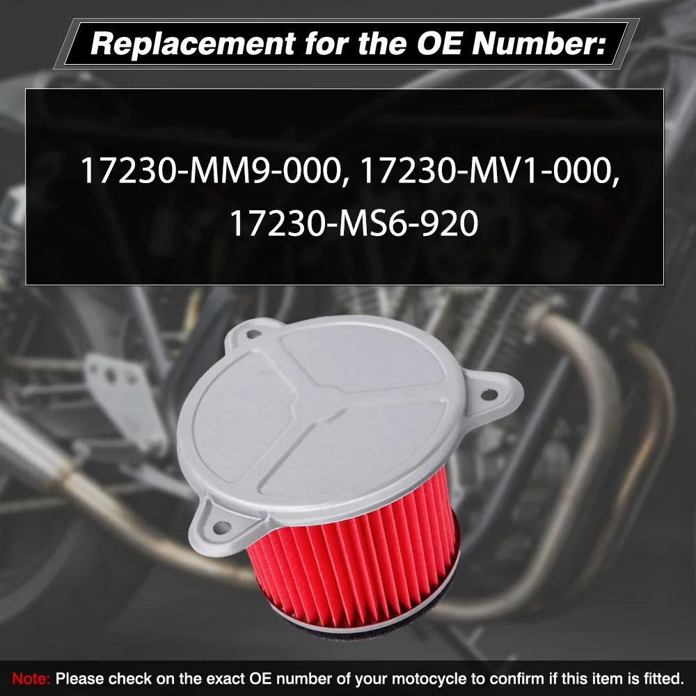 17230-MM9-000 Motorcycle Air Filter Motorcycle Air Filter For Honda XL600 V-H V-J V-K V-L 1987-2000 XRV650 Africa Twin RD03