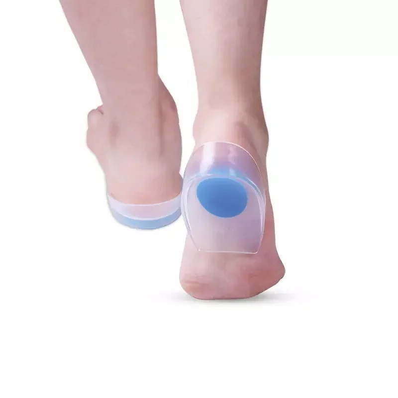 Semelles confortables pour talons, gel de silicone, protège-talons, coussin de tasse, support d'éperon, coussin de chaussure, inserts de soin des pieds