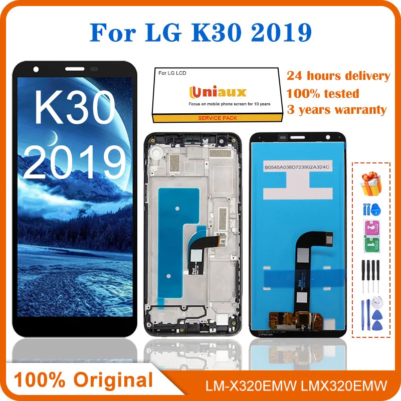 

5.45 "Original For LG K30 2019 LCD Display Touch Screen Digitizer Assembly Replacement For LG K30 2019 X320 LMX320EMW LCD