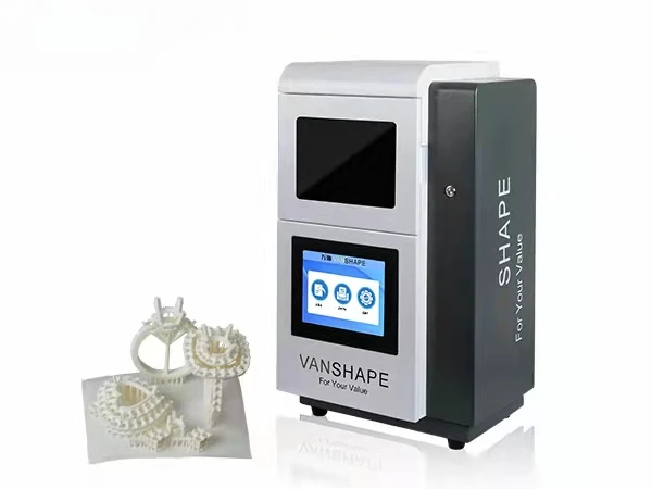 White Wax 3D Printer High Resolution Photosensitive Resin 3D Printer Jewelry 3D Printer