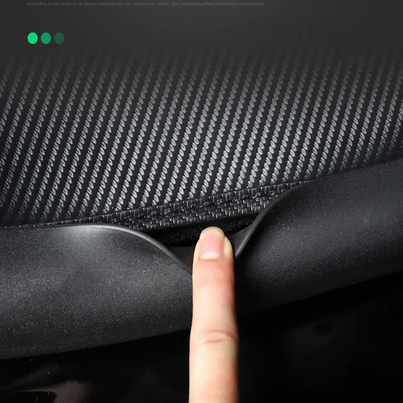 Door Sill Anti Kick Leather For Tesla Model Y 2020-2023 Rear Door Protective Pad Cover Anti Kick Protector Stickers