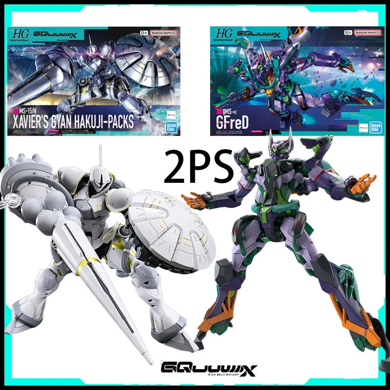 

Bandai Original GUNDAM HG Series Gundam GQuuuuuuX gMS-κ GFreD MS-15/H XAVIER 1/144 Anime Action Figure Assembly Model Toys