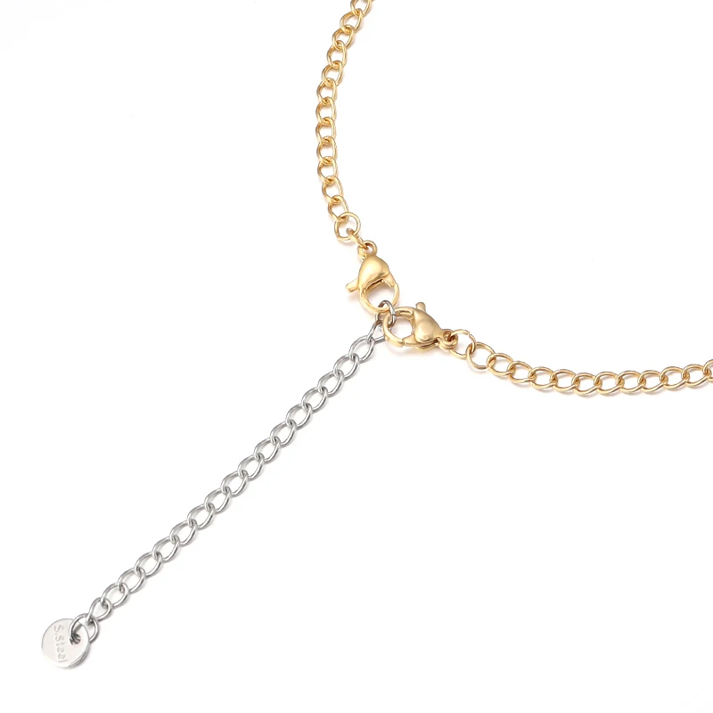 Karabinerverschlüsse aus Edelstahl, Verlängerungsketten, Verbindungsstück, Biegeringe, Verbinder für Armbänder, Halsketten, DIY-Schmuckherstellung – Detail 11