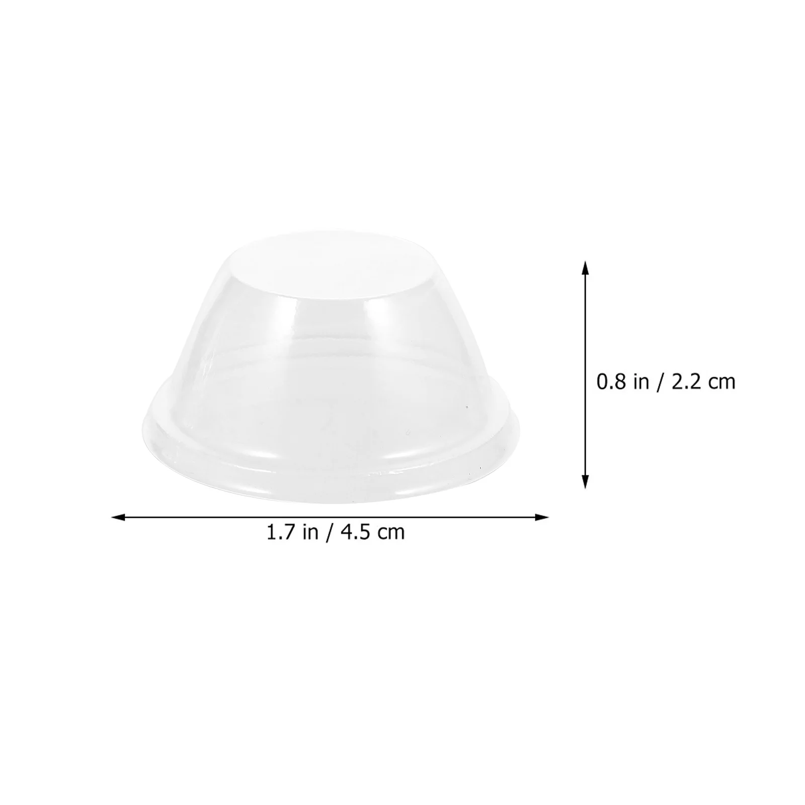 100 Pcs Seedling Cover Germination Protective Plants Dome Garden Hydroponics Protector Plastic Planter Grow Domes