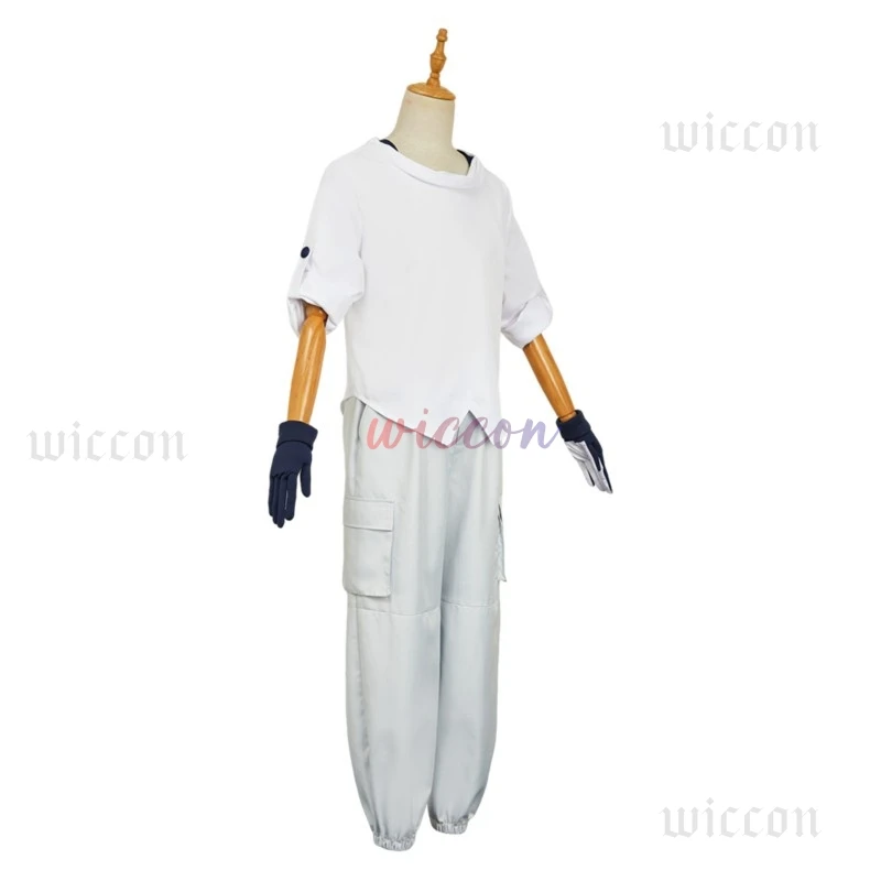 Аниме GQuuuuuuX Of Gundanm Shuji Ito Cospaly Костюм для ролевых игр Белые топы Перчатки Брюки Парик Хэллоуин Униформа Карнавальные костюмы
