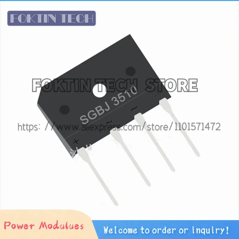 2PCS/LOT SGBJ3510 SGBJ3512 SGBJ3516 SGBJ3514  SGBJ3510 35A1200V Three-phase rectifier bridge