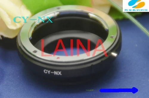 Anel Adaptador CY-NX, Converte Lentes Contax Yashica C/Y para Câmeras Samsung NX1 NX5 NX30 NX210 NX200 NX300 NX1000 NX1100 NX3000