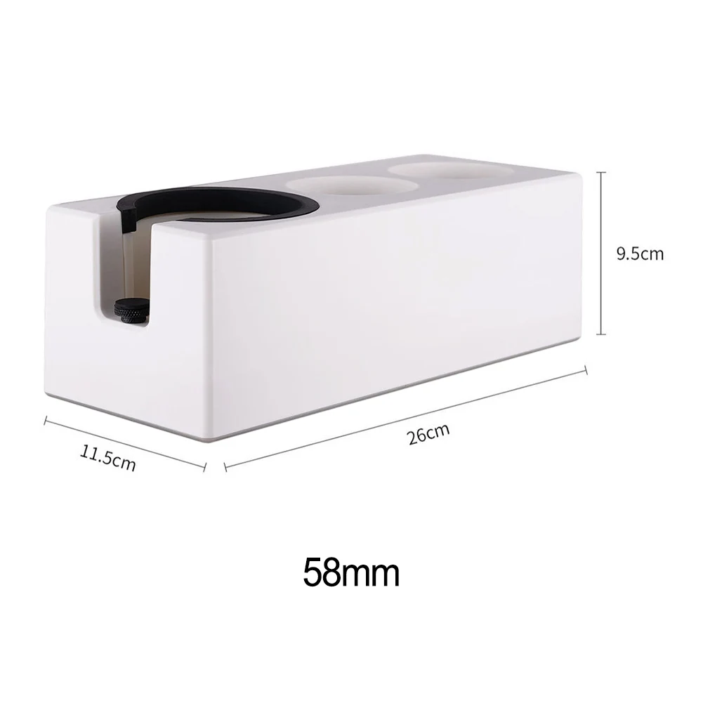 Elegant Coffee Tamper Base with Three Slots for Cloths Designed for Baristas and Coffee Enthusiasts Easy to Clean and Maintain