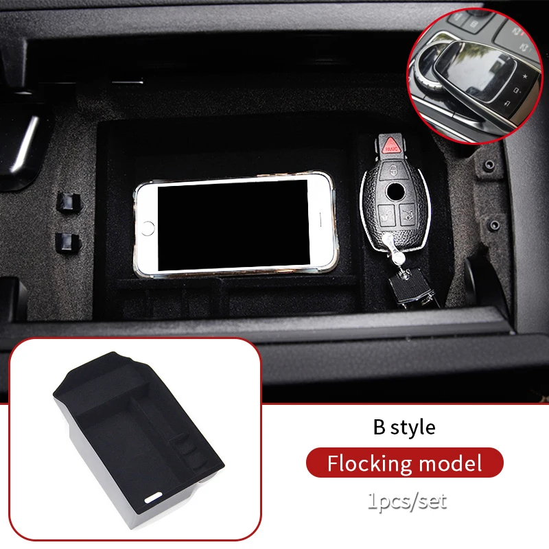 Trim For Mercedes ML320 350 2012 GLE W166 coupe c292 350d  GL450 x166 GLS amg door Armrest Storage Box Container Tray Organizer