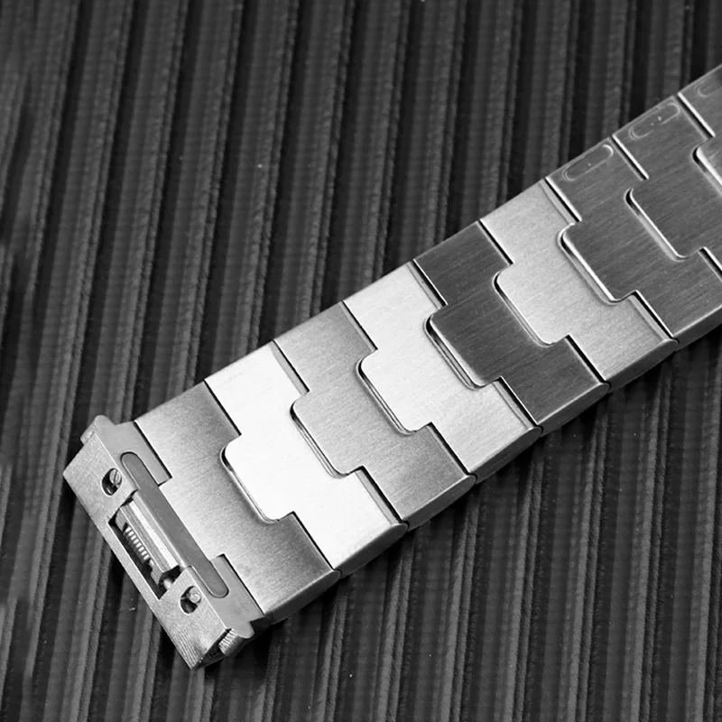 21mm Men's watchband For Cartier Santos WSSA0010 0009 Solid stainless steel watch strap Quick release watch Wrist band bracelet