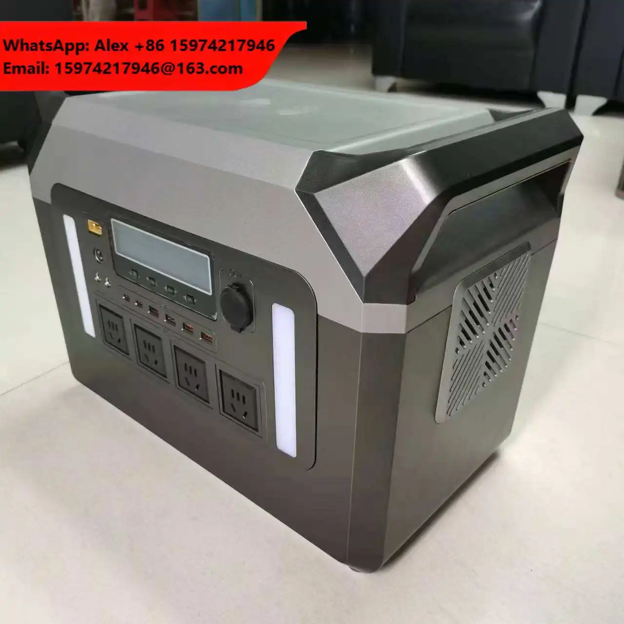 Lowest Price Solar Electric Power Generator 600W 1000W 1500W 2000W Portable Lifepo4 Power Station