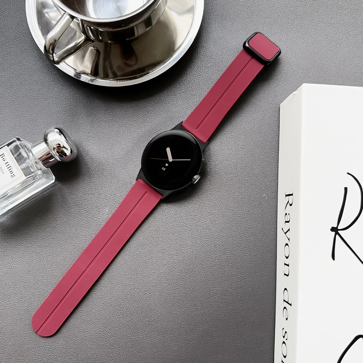 Silicone Strap for Google Pixel watch1/2 Magnetic Buckle Sports Wristband for pixel watch1/2 No Gaps Bracelet Band Accessories - Image 3