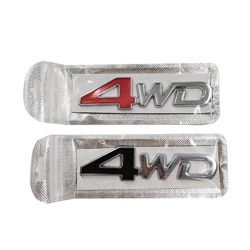 4WD Metal Sticker Car-Styling for Lexus Toyota Corolla Rav4 Auris Prius Ssangyong Kyron Rexton Korando Actyon Accessories