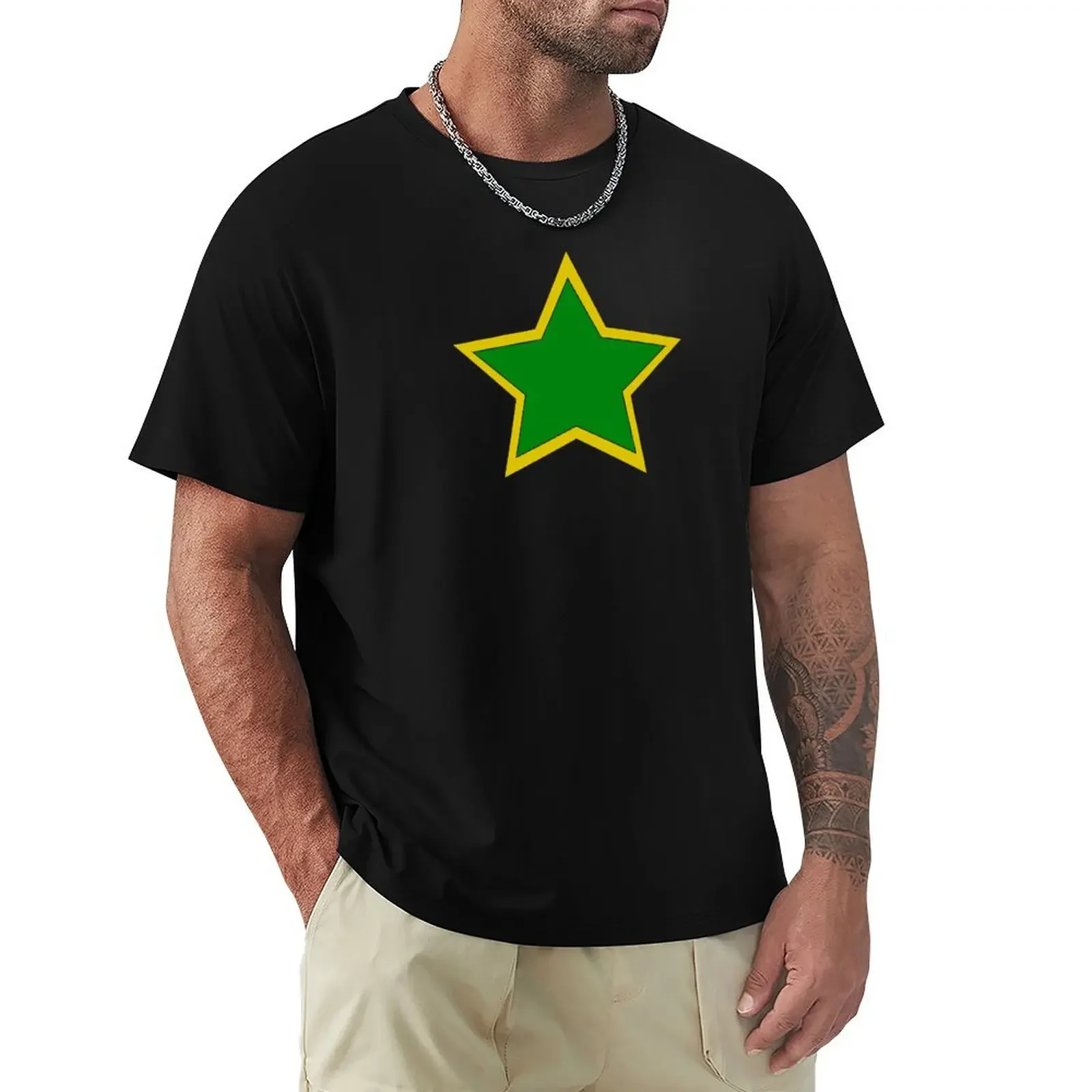 jotaro's star part 6 T-Shirt hippie clothes anime clothes tops anime tshirt plain t shirts men