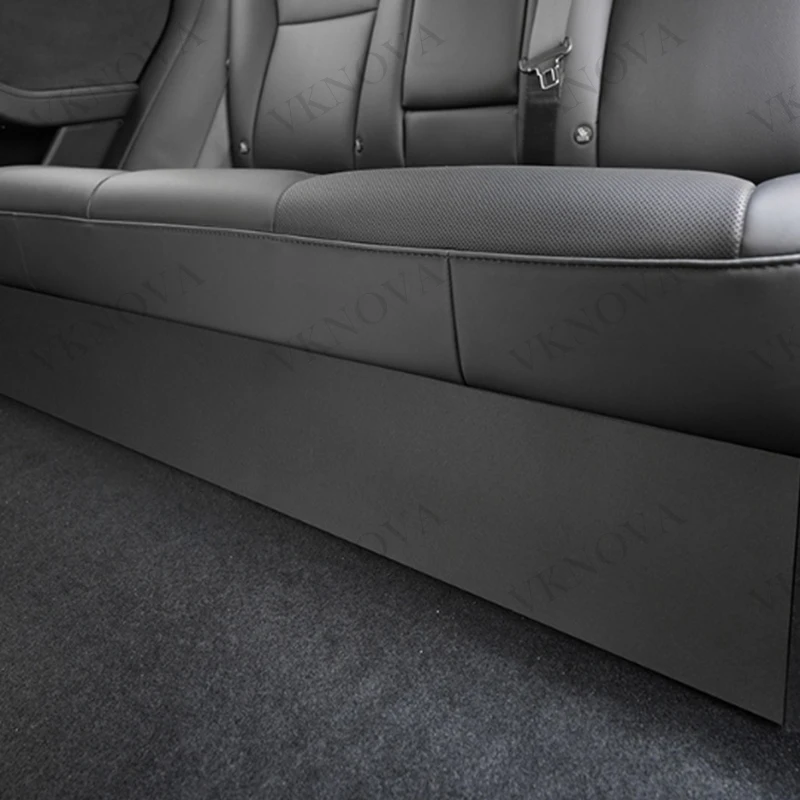 Rear Seat Lower Protective Mat For Tesla Model Y Juniper Model 3 Highland TPE Under Seat Anti-kick Pad Car Interior Accessories