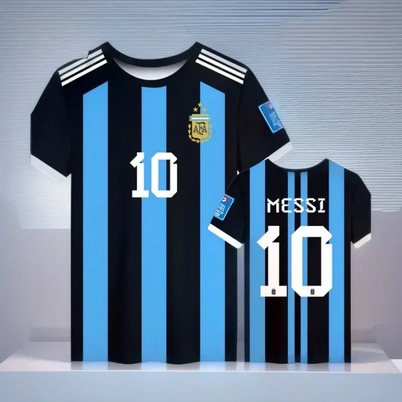 2425 Latest Hot Sports Shirt Series Argentina Qatar Training Uniform Fan Edition Same Summer Men's and Boys' T-shirt Comfortable