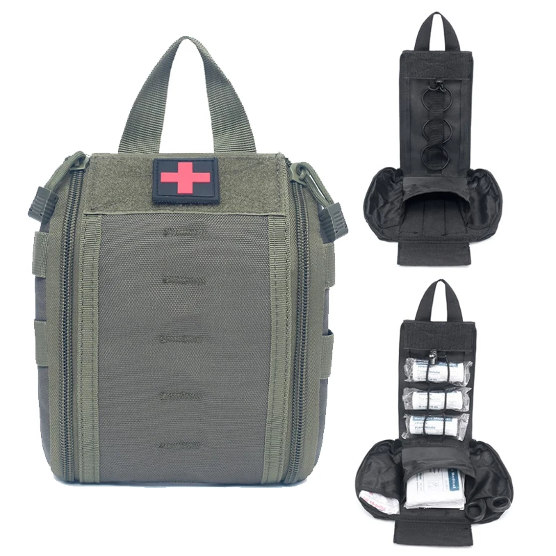 Tactical Pouch First Aid Kits EDC Medical Bag Emergency Gear Molle Pack Hunting Camping Survival Tool Pouch