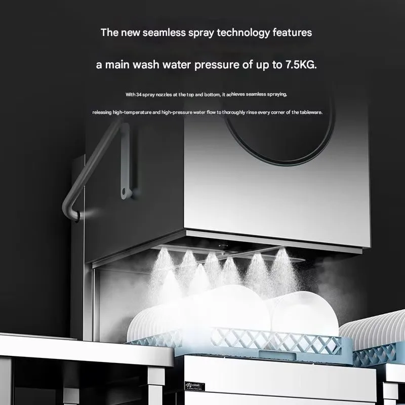 Dishwasher Machine for Home Built in Stainless Steel Automatic Freestanding Dishwasher with Multiple Cycles