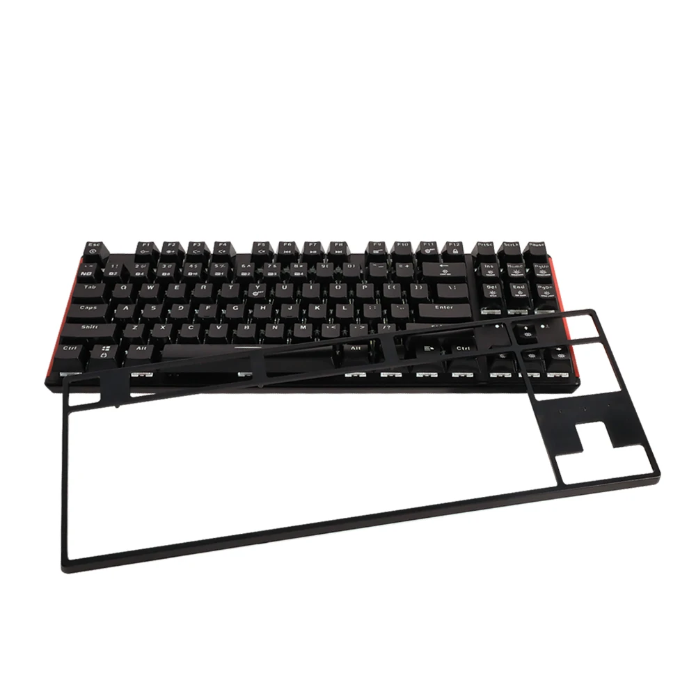 HEXGEARS GK707 87 Keys Red Switch PBT Keycap USB Wired Gaming Fashion Blue backlit optical mechanical Keyboard