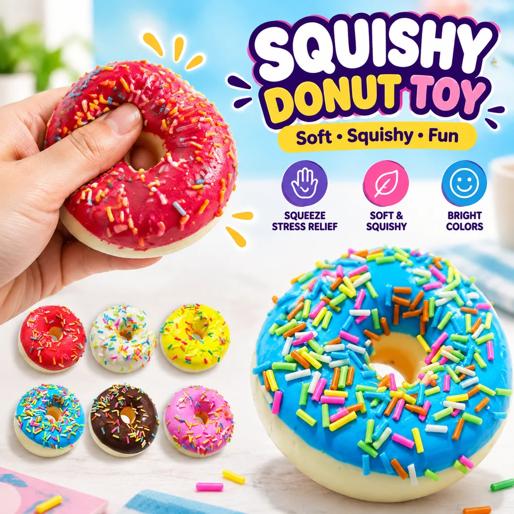 Mini Artificial Donut Squishy Toy 62CM Cute Simulation Food Model Chocolate Cake Roll Photography Decoration Props Novelty