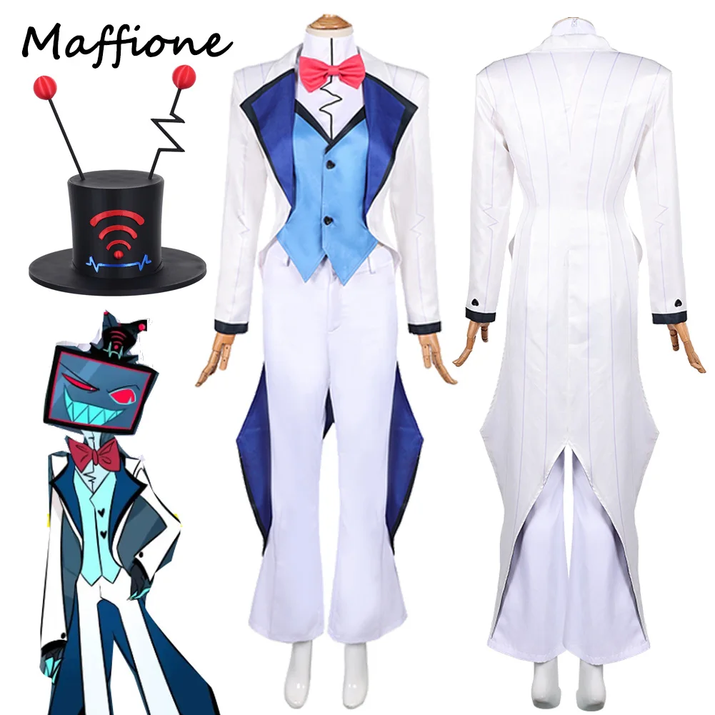 Evil Boss VOX مجموعة أزياء تنكرية ملابس Hell Inn 2 تمويه لعب الأدوار معطف نسائي سروال ربطة القوس فيونكة بدلات حفلات الهالوين #1