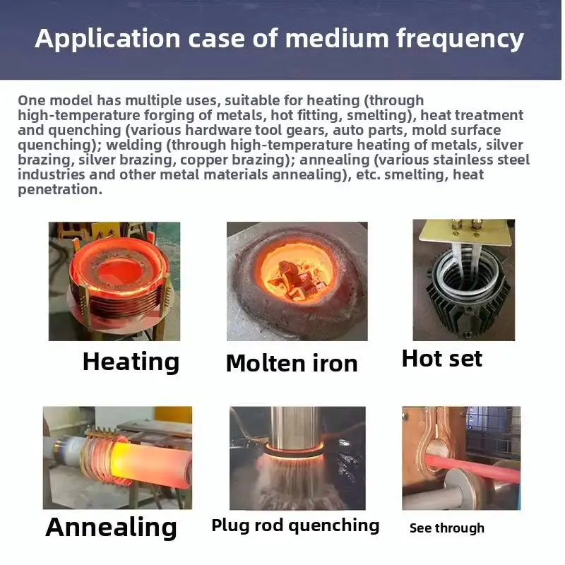 Induction Furnace Coil High Frequency Induction Heating Machine Treatment With Flexible Transformer