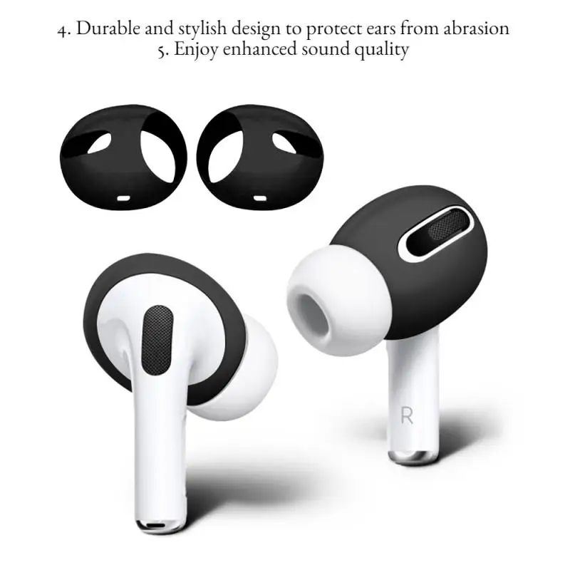 Mais novo macio silicone fones de ouvido dicas earplug capa para apple airpods pro 2 dicas de espuma de memória anti deslizamento fones de ouvido