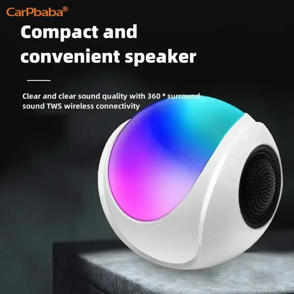 Carpbaba  SY688 Desktop Colorful Series Bluetooth Speaker Caixa De Som Subwoofer Creative Gift Audio Outdoor New Card Insertion