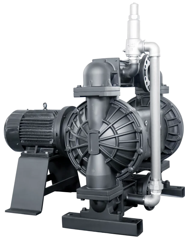 High Flow Aluminum Alloy Electric Diaphragm Pumps for High Viscosity Slurries in Ceramic Applications