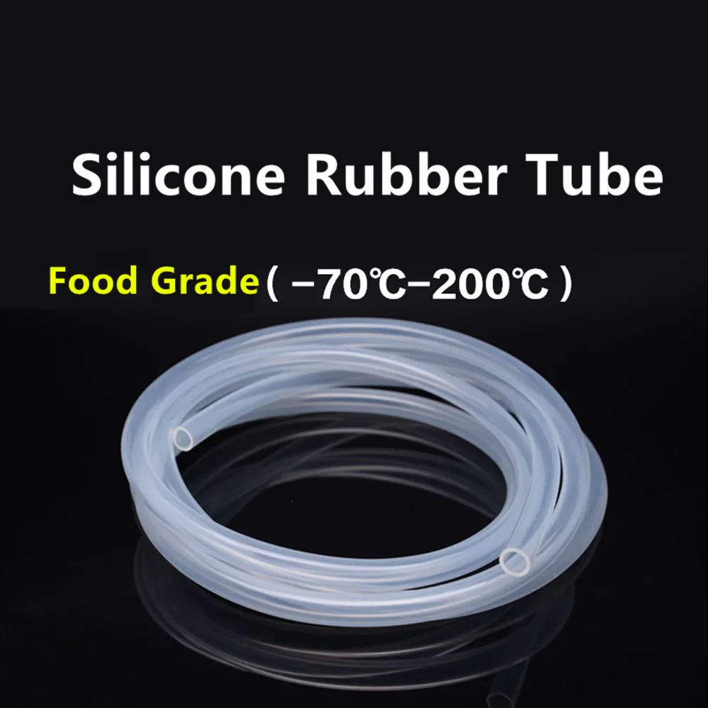 

Food Grade Clear Transparent Silicone Rubber Hose 4 5 6 7 8 9 10 11 12 14 16 mm Out Diameter Flexible Silicone Tube