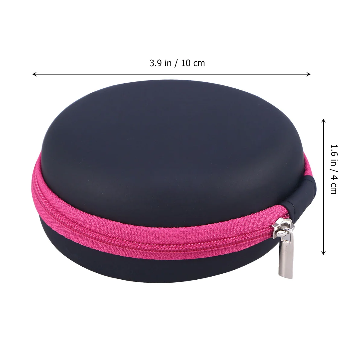 

Faux Round Portable Essential Oil Carry Case 12 Compartments Shockproof Storage Bag For Travel Anti-Slip Zipper