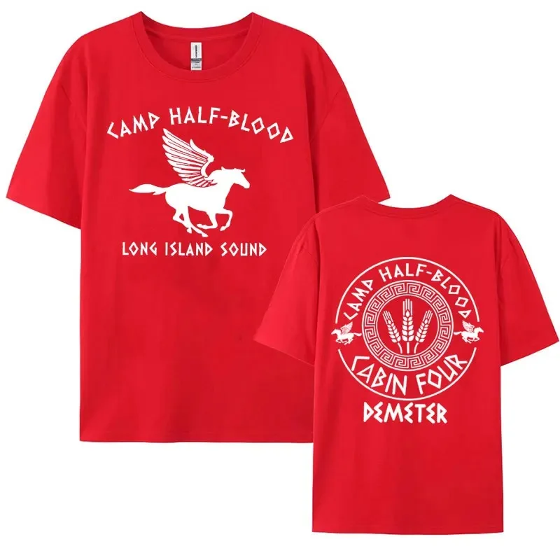 Camp Half Blood Graphics T Shirt Percy Jackson Long Island Sound Print T Shirts Men Women Harajuku Gothic T-shirt Y2k Streetwear