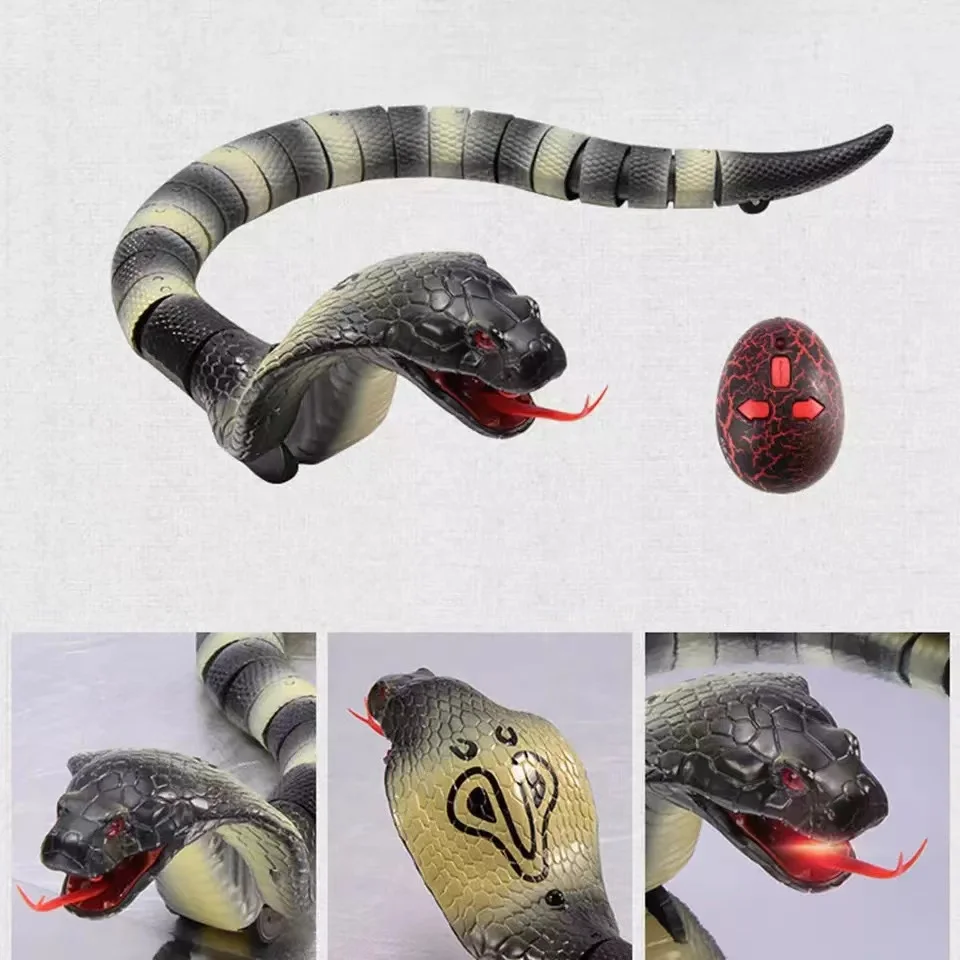 Party RC Exotic Remote Control Animal Infrared Prank Remote Control Snake Remote Control Caterpillar Toy Children Gift Prank