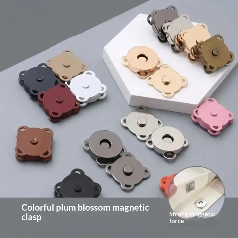 10 Sets Mini-Adsorptionsschnallen für Taschen, magnetische Druckknöpfe, Verschlüsse, Knöpfe, Handtaschen-, Geldbörsen-, Brieftaschen- und Basteltaschen-Zubehör – Detail 4