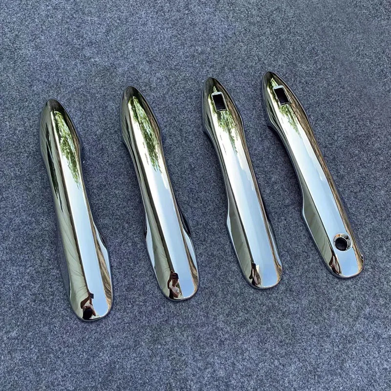 Car Accessories For Toyota Harrier Venza 2020 2021 ABS Chrome Car Side Door Handle Door bowl Cover Trim Strip Molding  8pcs