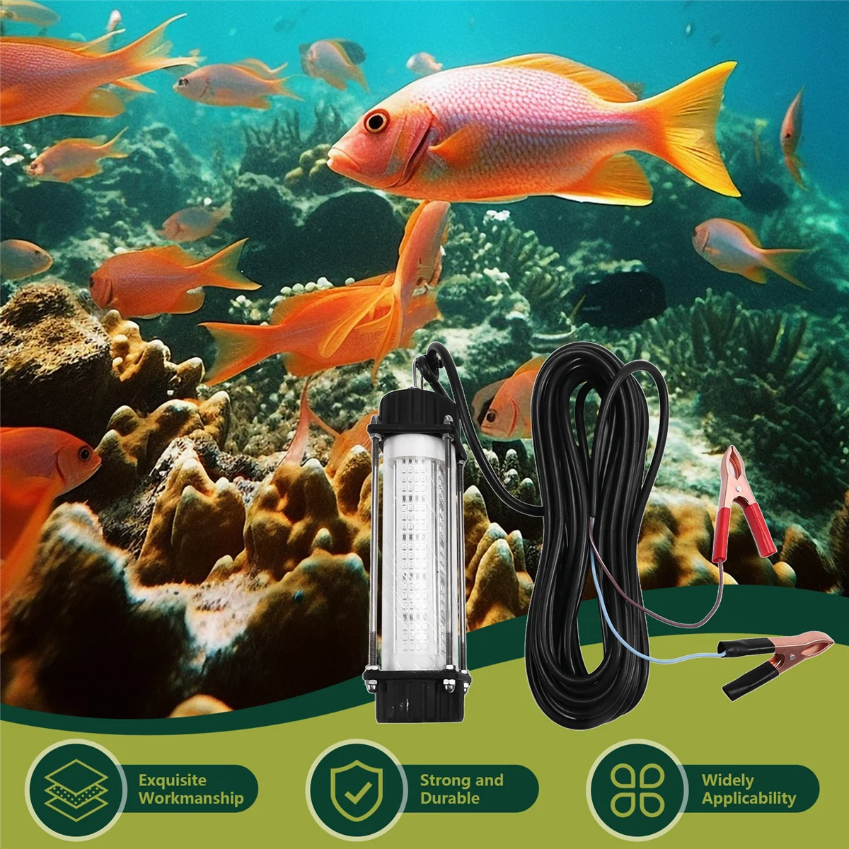 am38m-led-ハイパワー水中ルアー集魚灯ダイビングハントライト強化された夜釣りアトラクター