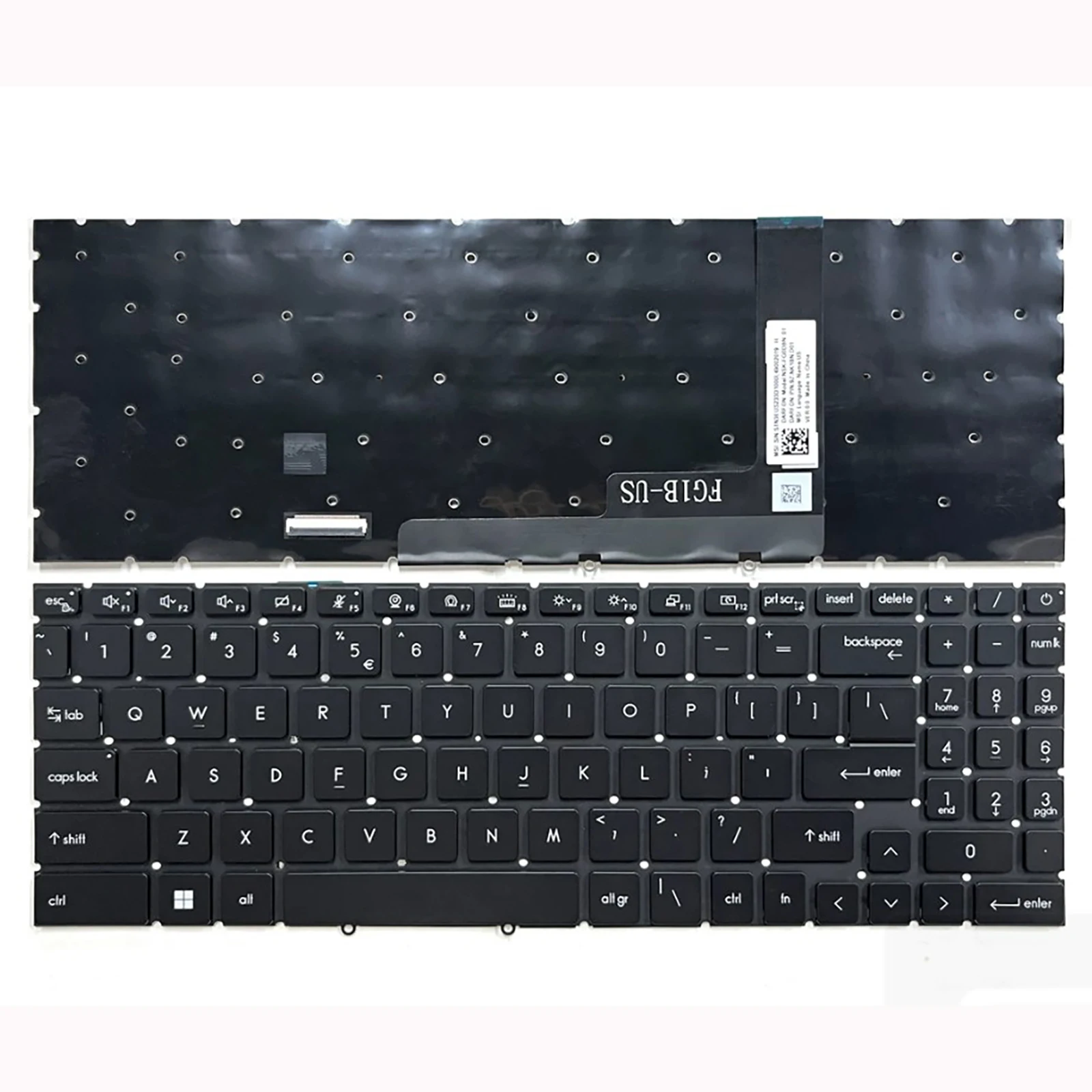 

US Layout for MSI Stealth GS77 12U 12UE 12UG 12UH MS-17P1 MSI Creator Z16P B12UG B12UHT Z17 A12UET A12UMS Laptop Keyboard
